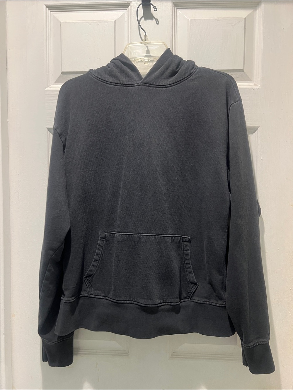 TALENTLESS Washed Black Hooded Pullover